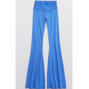 Aerie Blue flare leggings